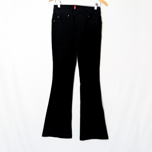SPANX shape EveryWear Flare Jeans Black Wide Leg Small S - Picture 8 of 10